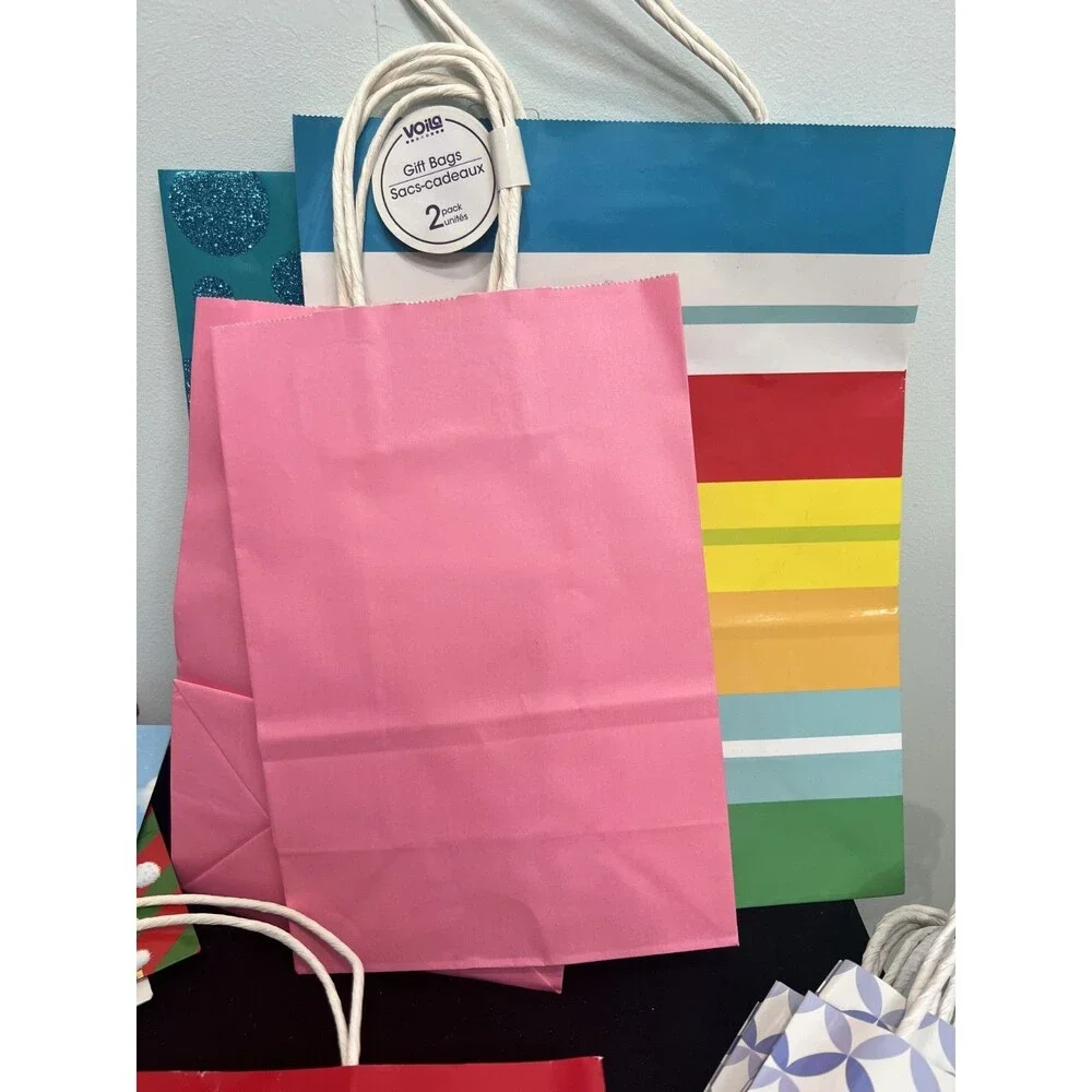 Lot of 23 Gift Bags – Mixed Sizes & Styles – Open Box – Never Used